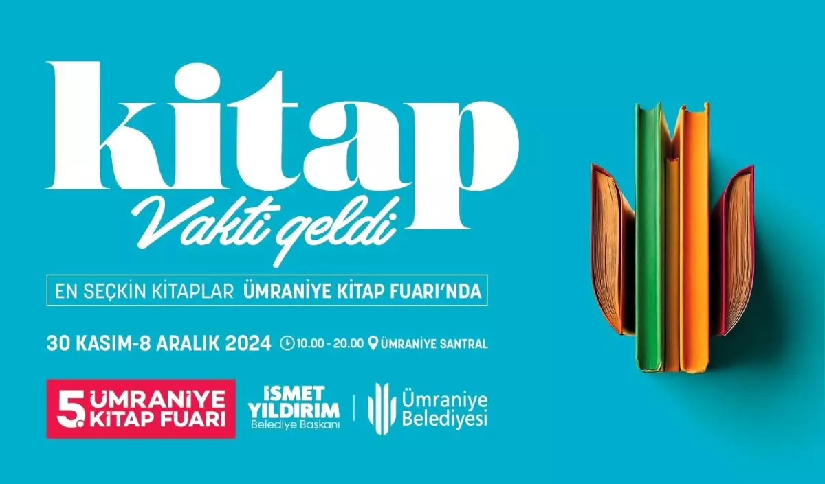 Ümraniye Kitap Fuarı 30 Kasım\'da Başlıyor