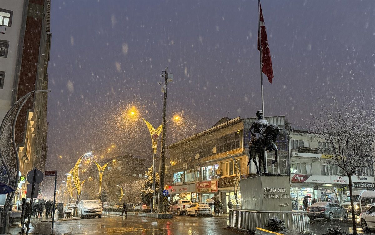 Van ve Hakkari\'de Kar Yağışı