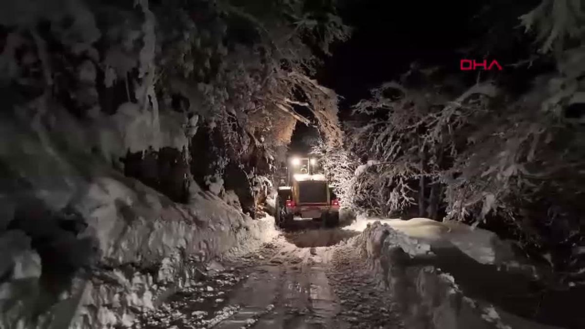 Trabzon\'da Yoğun Kar Mağduru Koyunlar Kurtarıldı