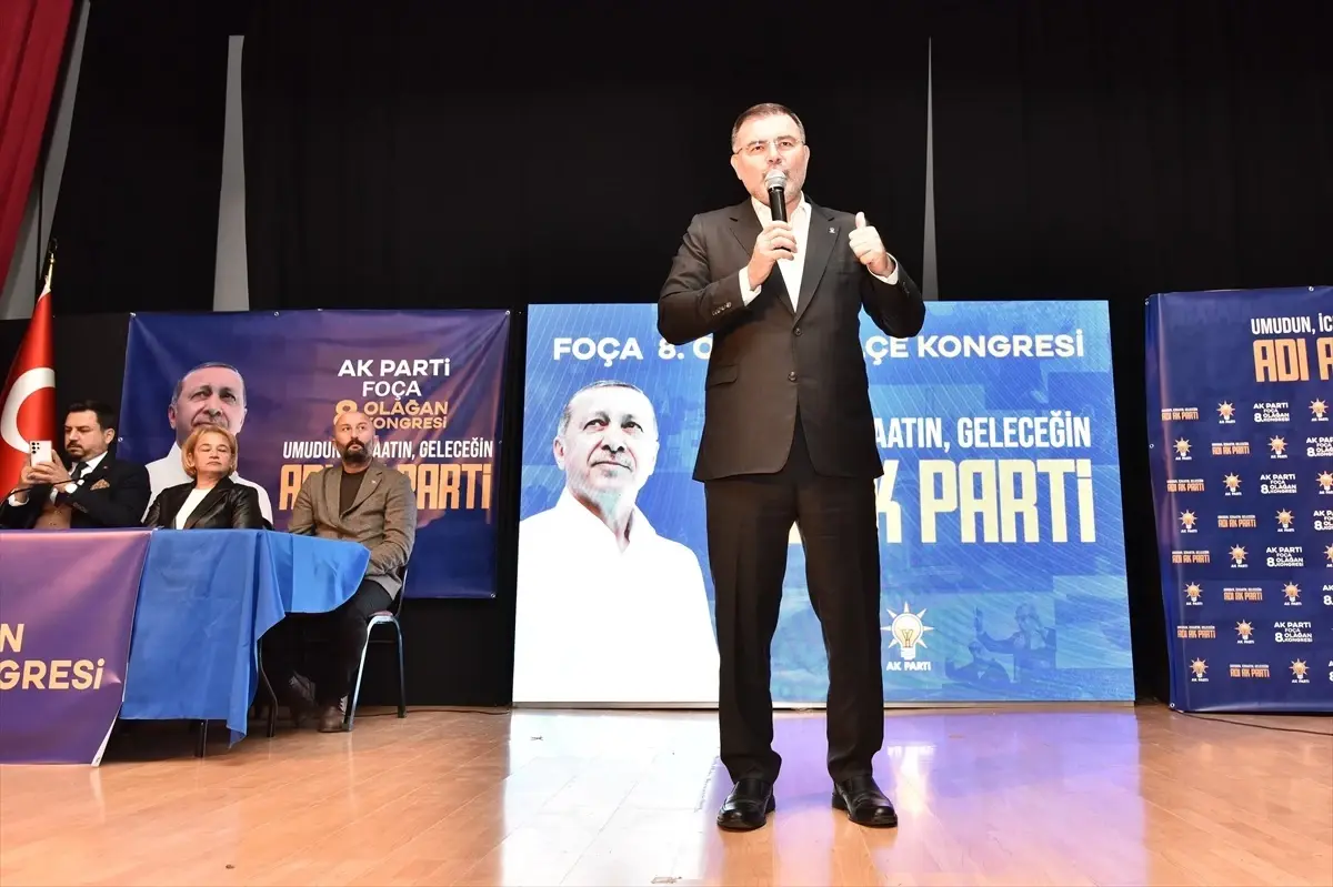 AK Parti Foça Kongresi yapıldı