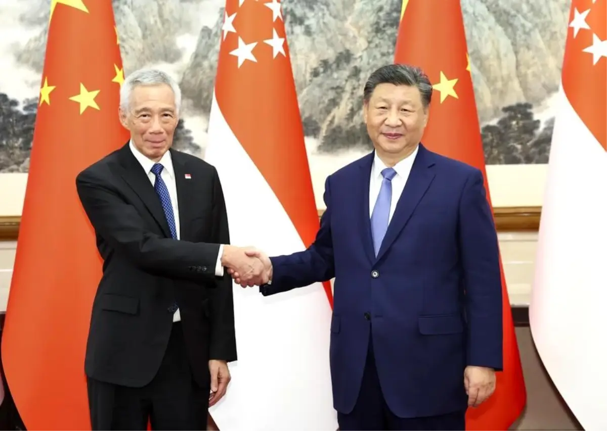 Xi Jinping ve Lee Hsien Loong Buluştu