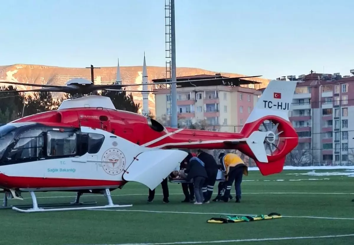 Ambulans Helikopter Silahlı Yaralı İçin Havalandı