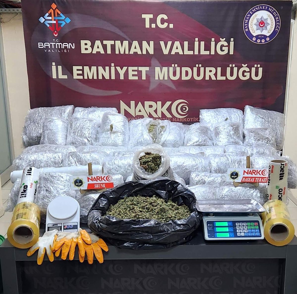 Batman\'da Uyuşturucu Operasyonu