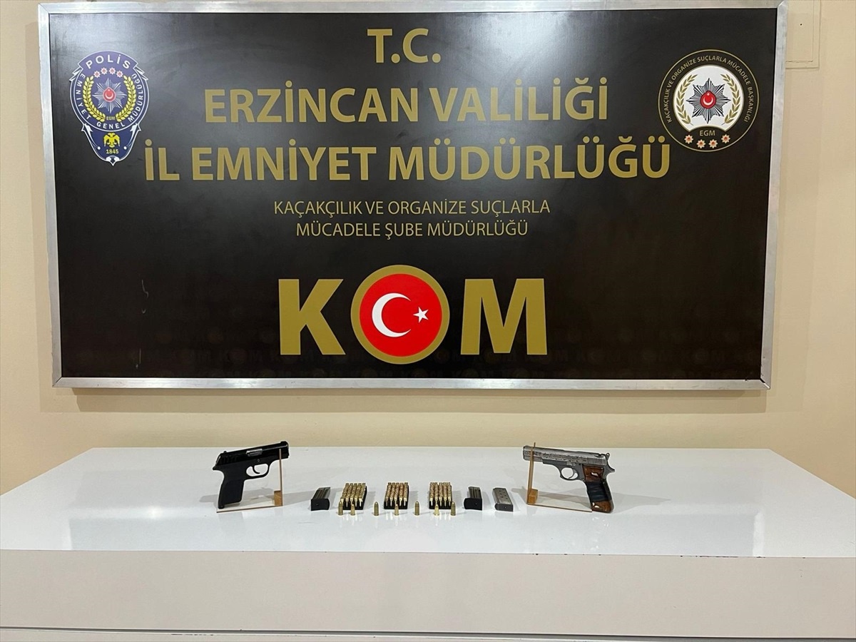 Erzincan\'da Ruhsatsız Silah Operasyonu