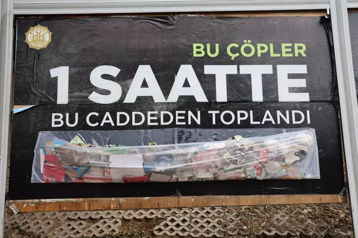 Kırıkkale\'de Çöp Bilboardlarıyla Farkındalık