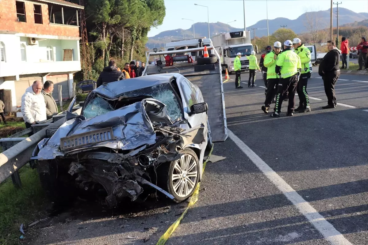 Ünye\'de feci kaza: 3 ölü