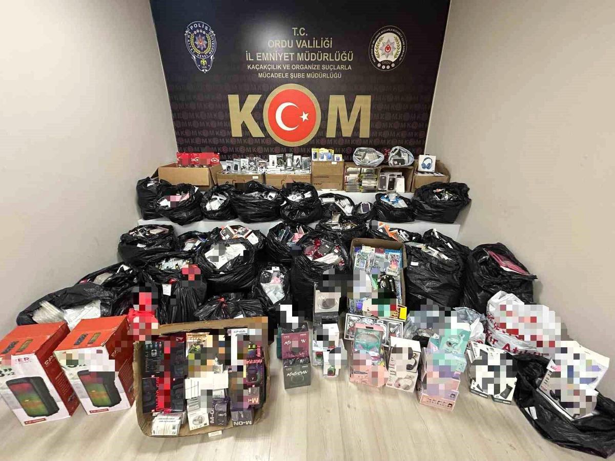 Ordu\'da Kaçakçılık Operasyonu: 2 Milyon TL Değerinde Emtia Ele Geçirildi
