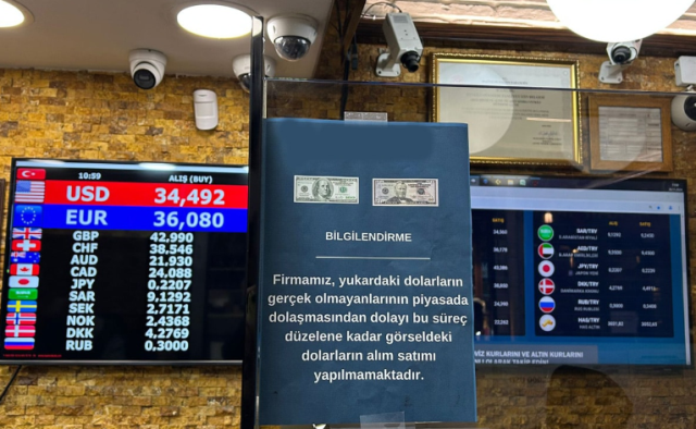 Piyasalarda sahte dolar krizi