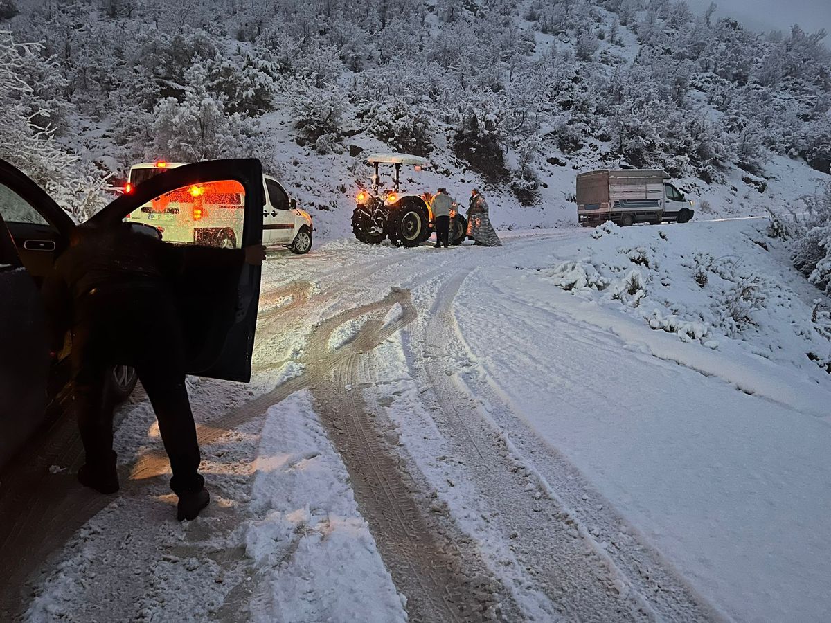 Siirt\'te Kar Yağışı Hayatı Olumsuz Etkiliyor