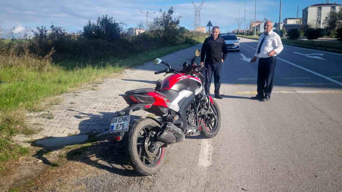 Sinop\'ta Motosiklet Kazası