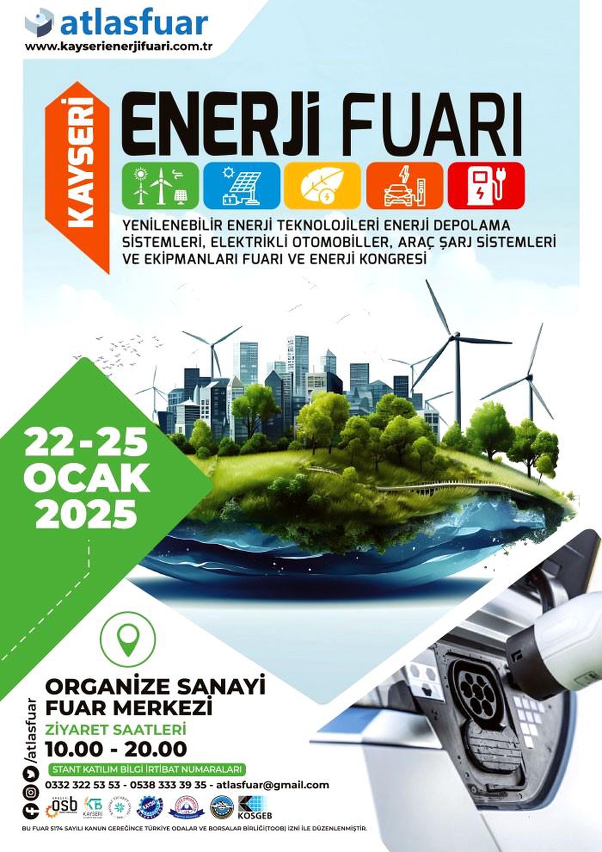 Kayseri\'de Uluslararası Enerji Fuarı
