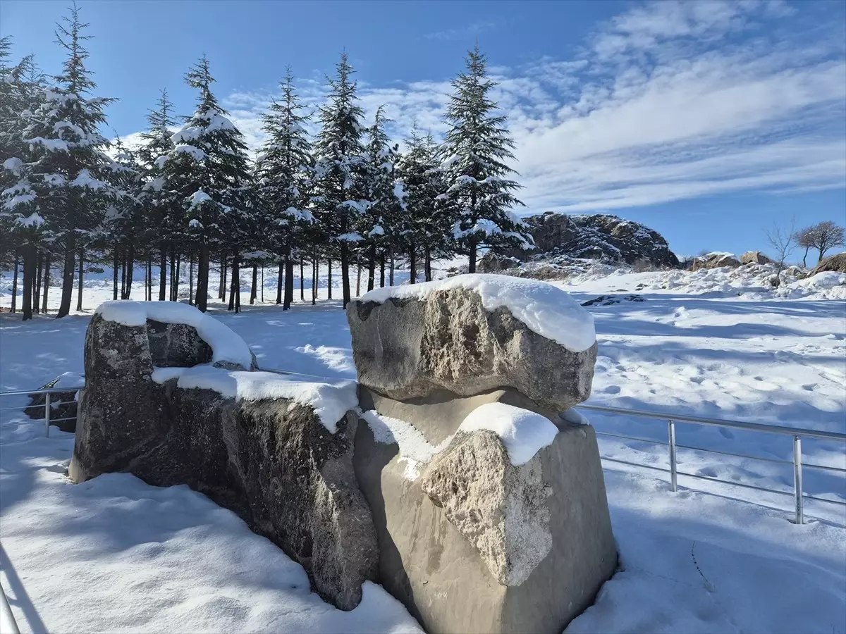 Hattuşa Antik Kenti Karla Kaplandı