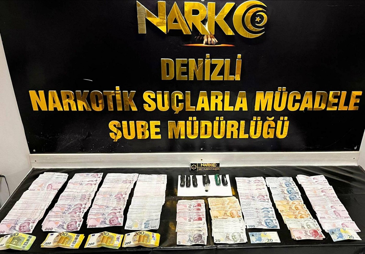 Denizli\'de Uyuşturucu Operasyonu: 5 Gözaltı, 3 Tutuklama