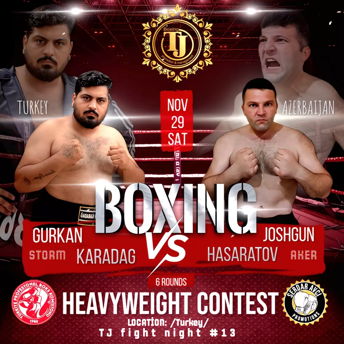 İzmir\'de Profesyonel Boks Şöleni: TJ Fight Night