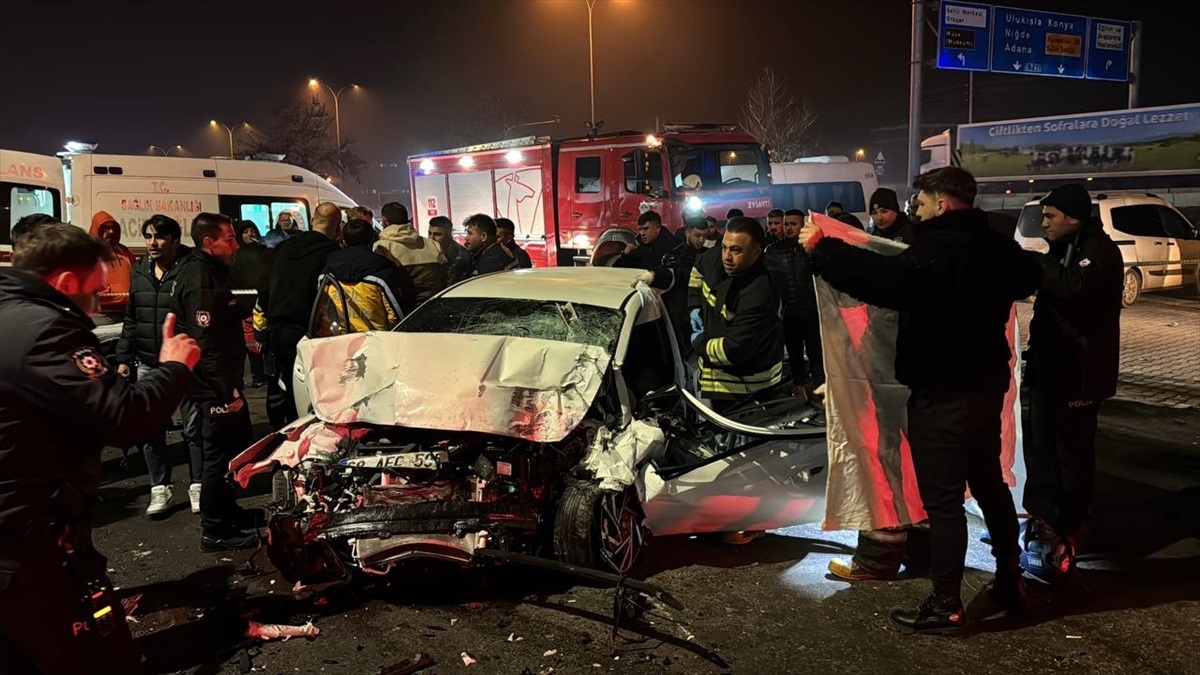 Aksaray\'da Kaza: 1 Ölü, 3 Yaralı