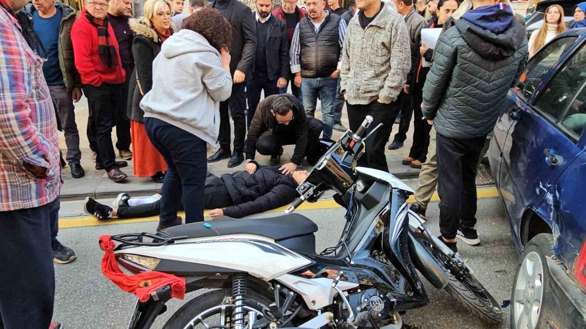 Denizli\'de Motosiklet Kazası: Bir Yaralı
