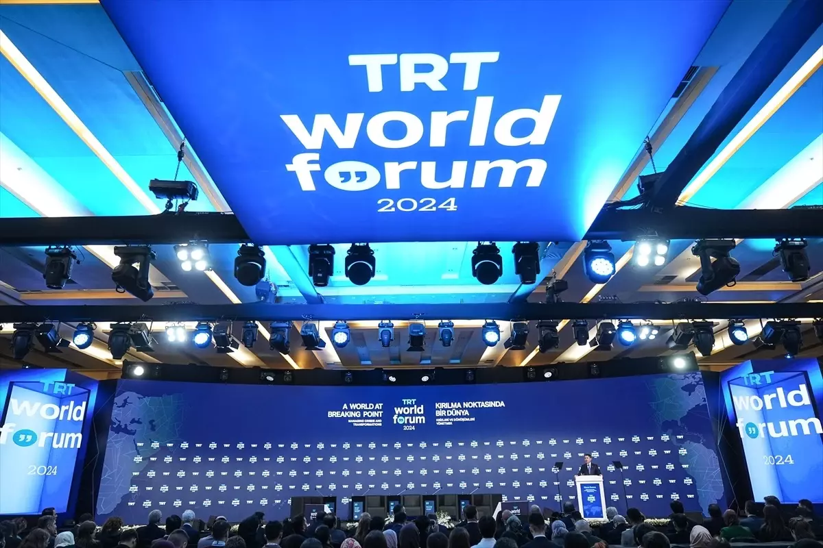 Bakan Kurum, TRT World Forum 2024\'te konuştu Açıklaması