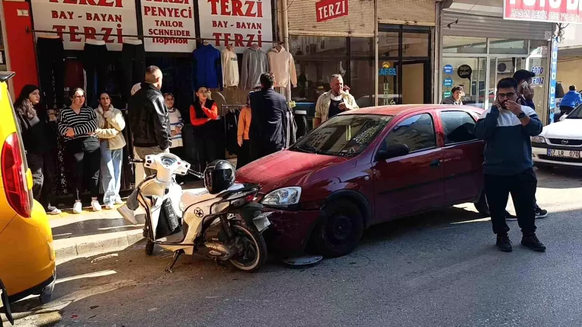 Manavgat\'ta 14 Yaşındaki Çocuk Motosikletle Kaza Geçirdi