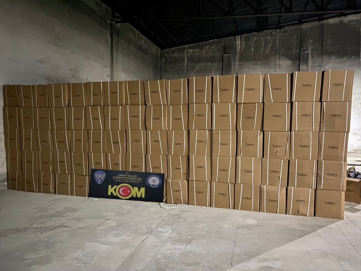 Adana\'da 10,5 Ton Kaçak Tütün Ele Geçirildi