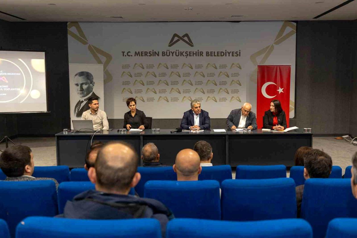 Mersin Büyükşehir Belediyesi Altyapı Koordinasyon Toplantısı Yapıldı
