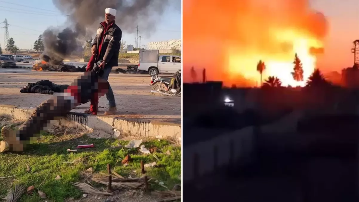 Esad rejimi, çekildiği Halep\'i böyle kan gölüne çevirdi