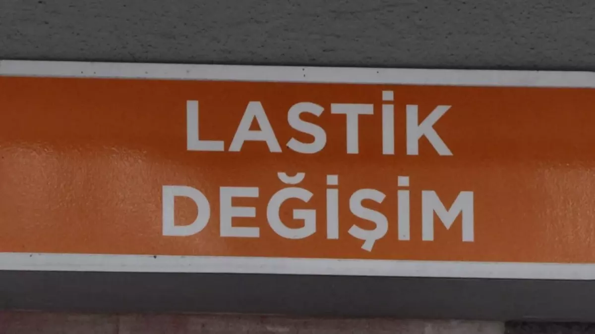 Lastikçilerde \'kış lastiği\' yoğunluğu