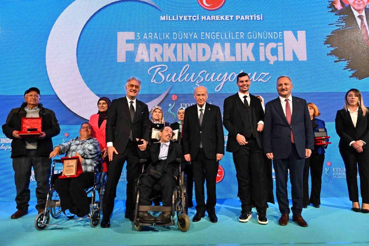 Bahçeli Dünya Engelliler Günü\'nü Kutladı