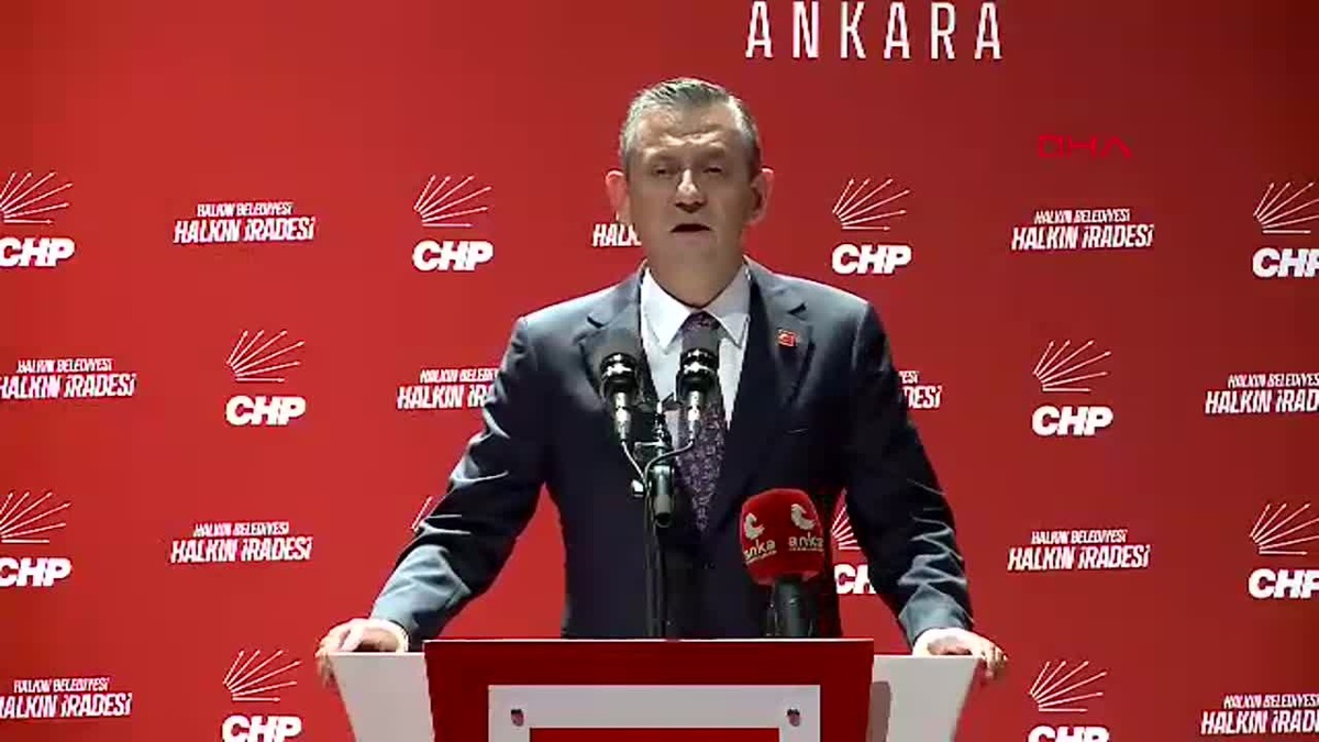Özgür Özel: İktidar belediyelerin gelirlerini keserek saldırmaya çalışıyor