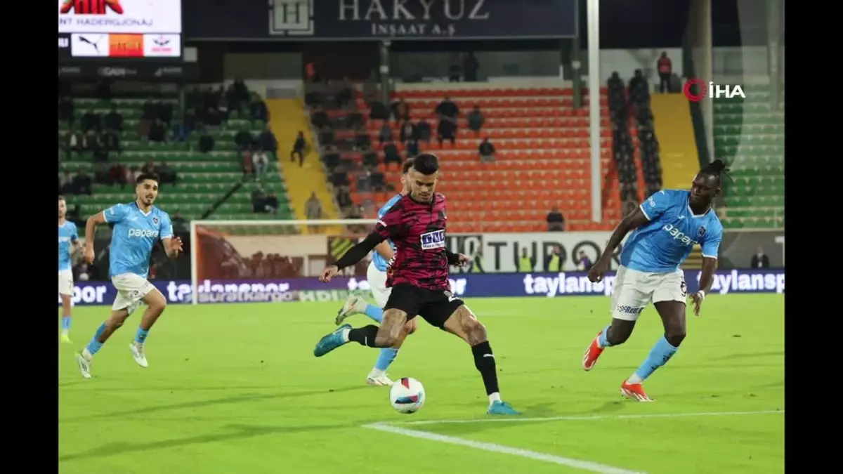 Alanyaspor, Trabzonspor\'u Durdurdu