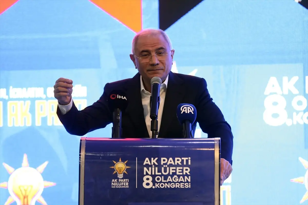 AK Parti Genel Başkanvekili Ala, partisinin Nilüfer 8. Olağan Kongresi\'nde konuştu Açıklaması