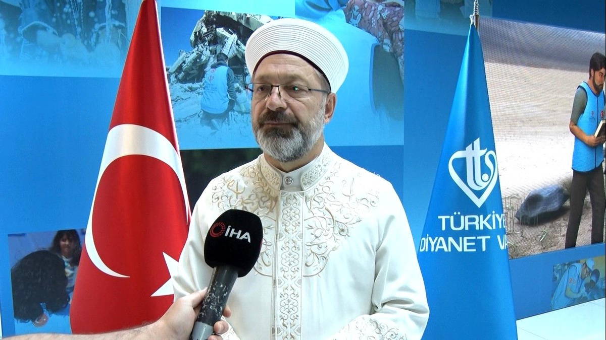 Diyanet Başkanı Erbaş: Gazze\'nin Yeniden İnşasında Türkiye Önderlik Edecek