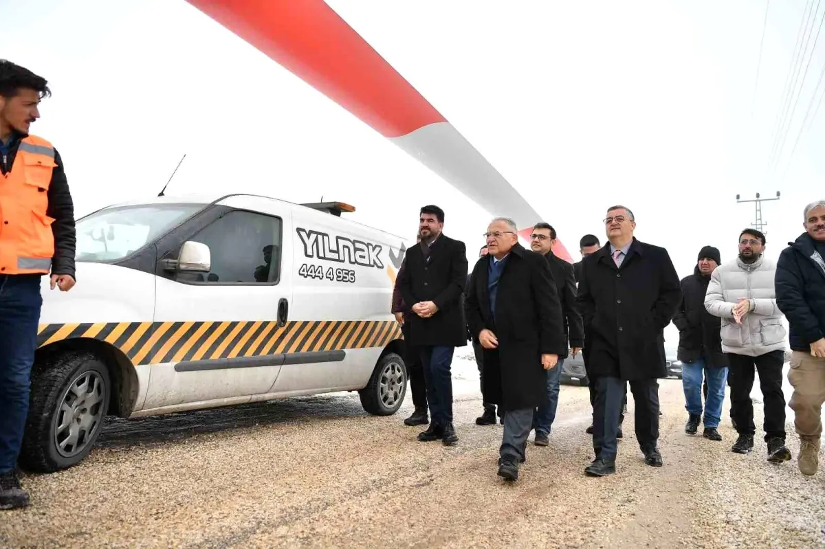 Kayseri, Türkiye\'nin İlk Rüzgar Enerji Santrali Projesine Ev Sahipliği Yapıyor