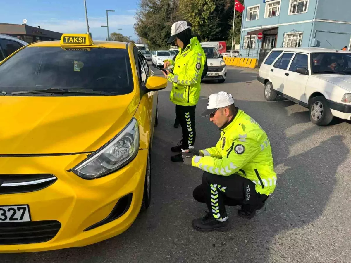 Zonguldak\'ta Kış Lastiği Kontrolü