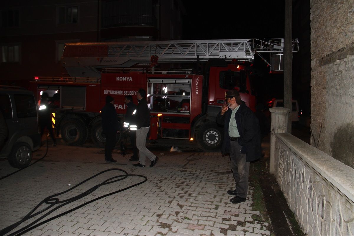 Beyşehir\'de Yangın Paniği