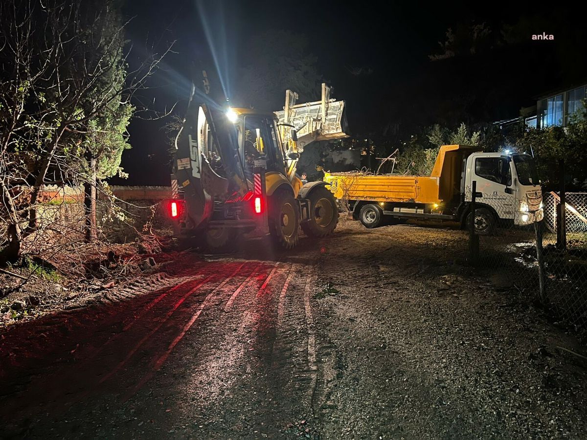 Bodrum Belediyesi Kuvvetli Yağışlar İçin Nöbet Sistemi Kurdu