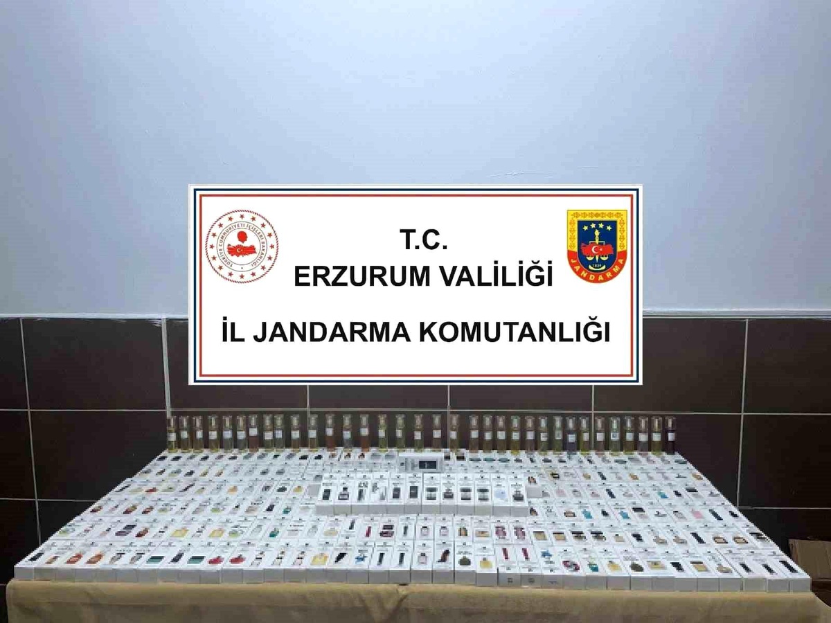 Erzurum\'da Kaçak Parfüm Operasyonu