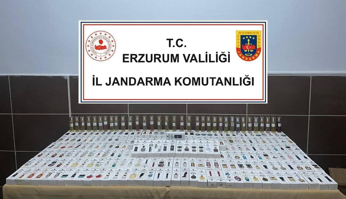 Erzurum\'da Jandarma, 2.8 Milyon Liralık Gümrük Kaçağı Parfüm Ele Geçirdi