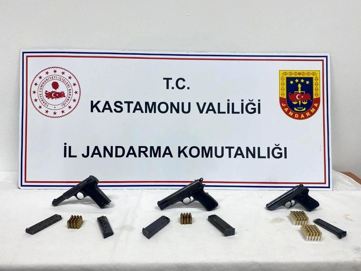 Kastamonu\'da Ruhsatsız Silah Operasyonu