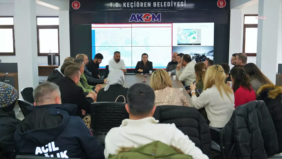 Keçiören Belediyesi Afet Gönüllüleri İlk Toplantılarını Gerçekleştirdi