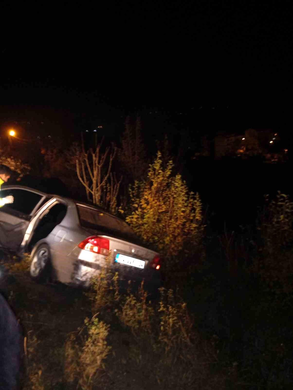 Bartın\'da Kaçan Sürücü Kaza Yaparak Yakalandı