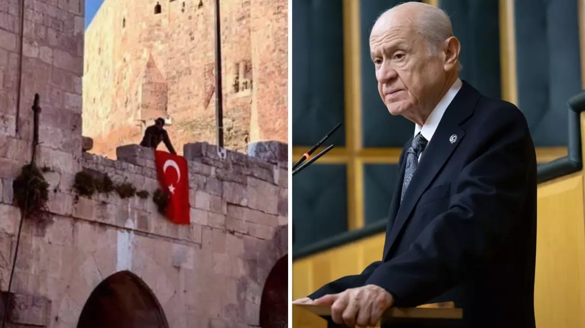 Bahçeli\'den kalesine bayrak asılan Halep\'le ilgili çok konuşulacak çıkış