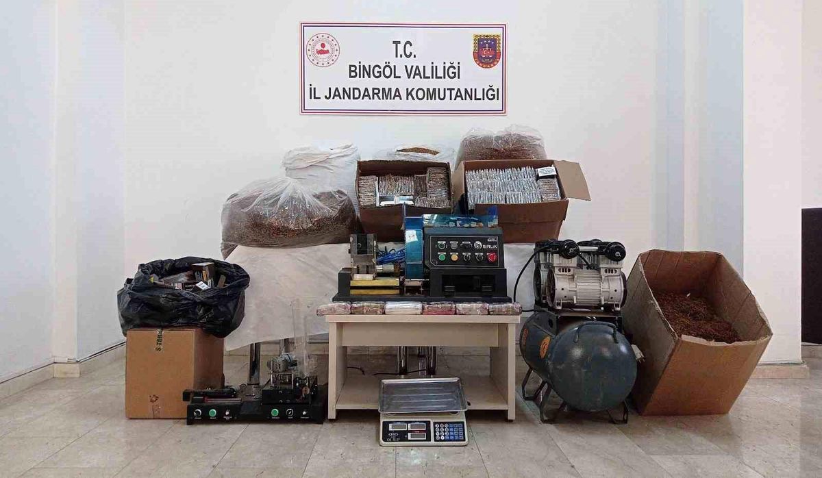 Bingöl\'de Kaçak Tütün Operasyonu