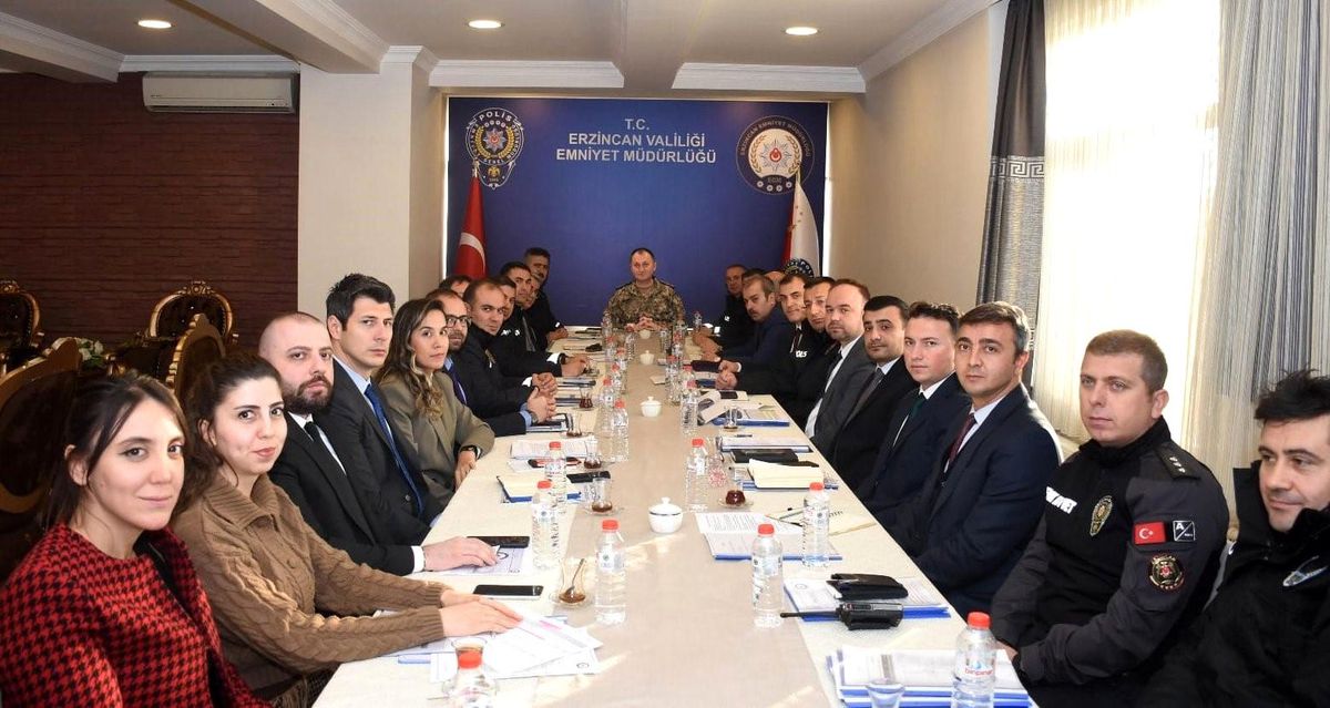 Erzincan\'da Güvenlik Toplantısı