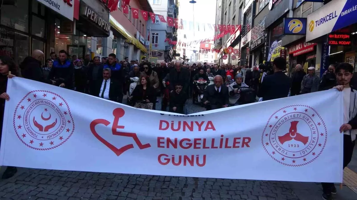 Giresun\'da 3 Aralık Dünya Engelliler Günü Kutlandı