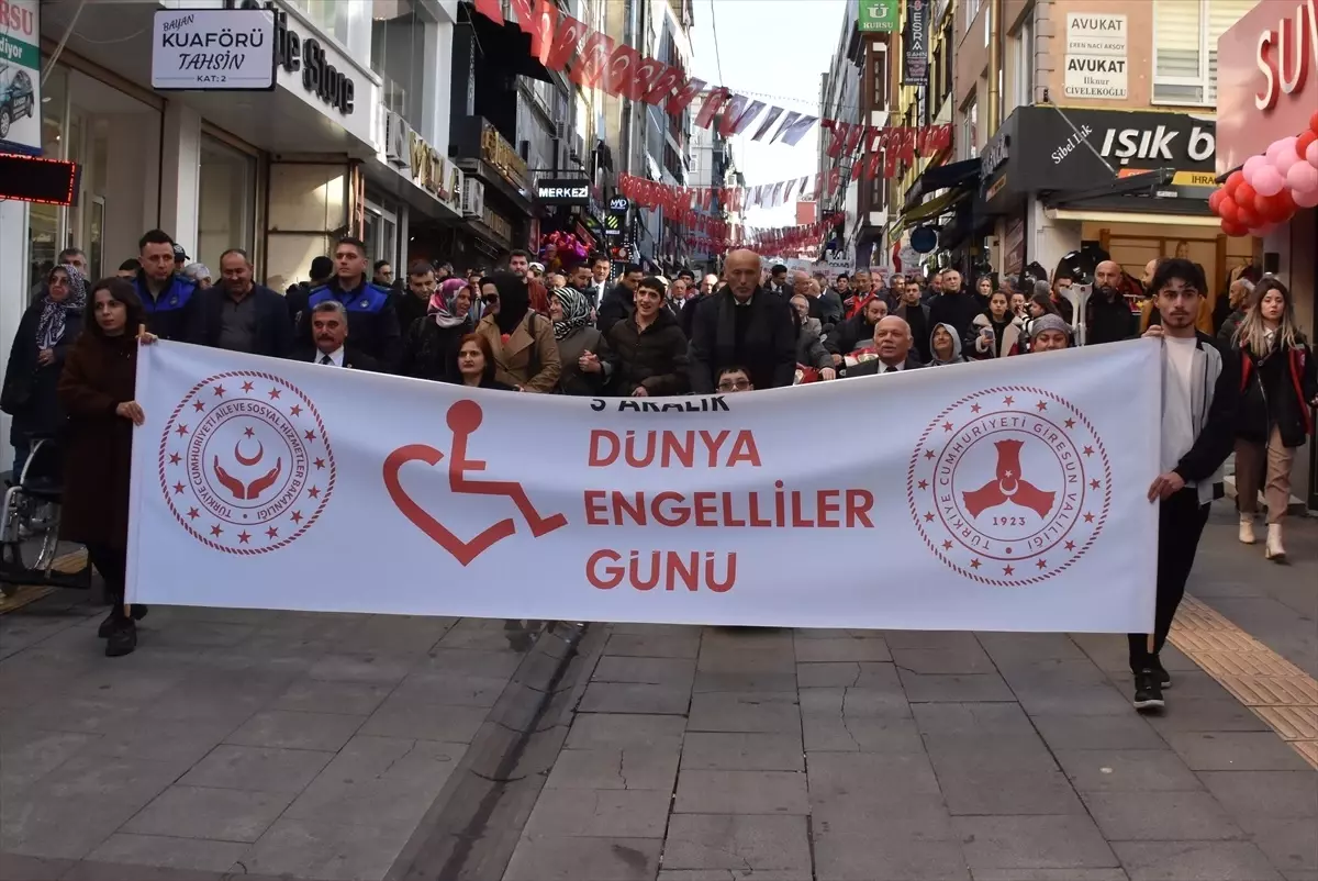 Giresun\'da Dünya Engelliler Günü Etkinliği