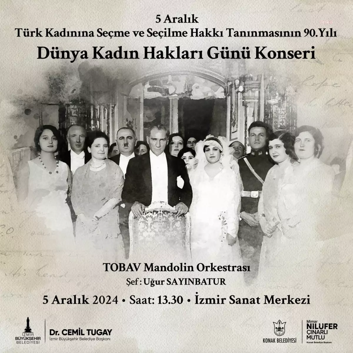 İzmir\'de Kadın Hakları İçin Özel Konser