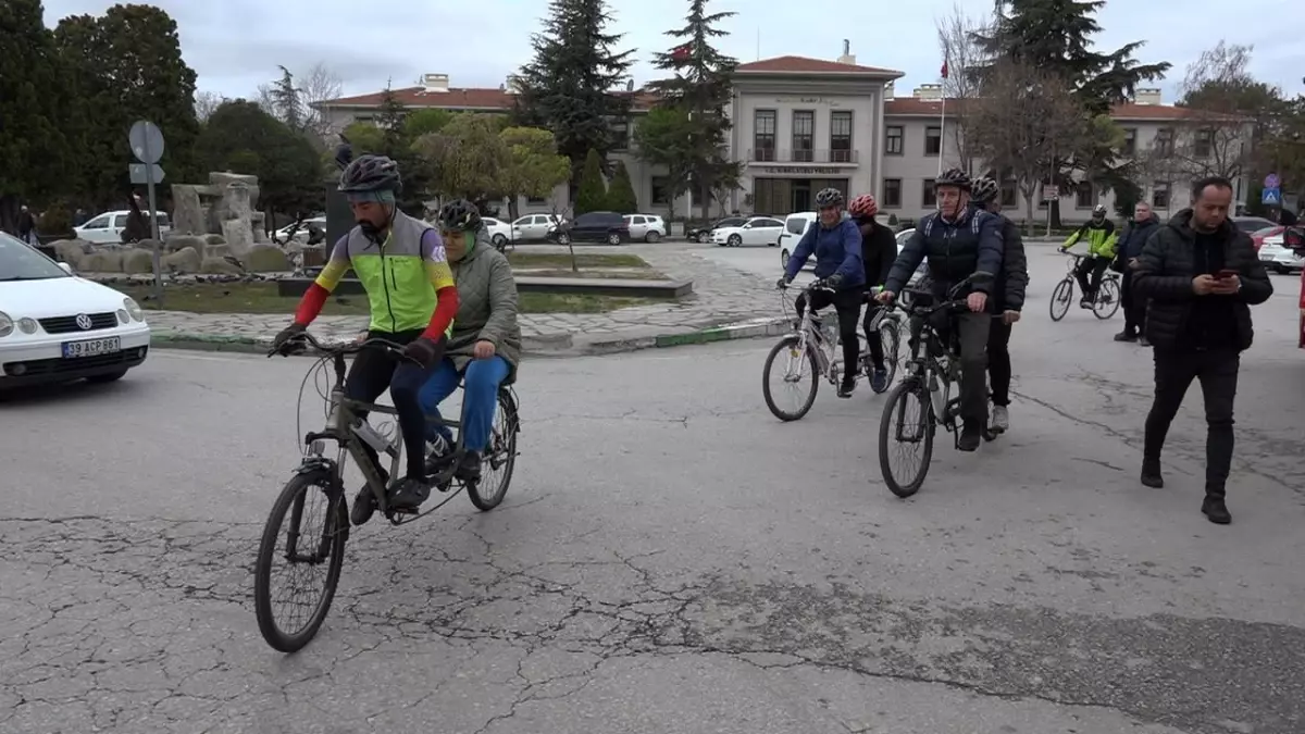 Kırklareli\'nde Engelliler Günü Bisiklet Turu