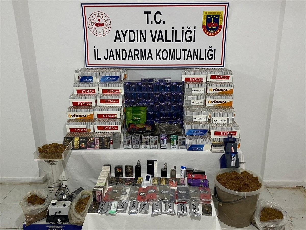 Kuşadası\'nda Kaçak Sigara Operasyonu
