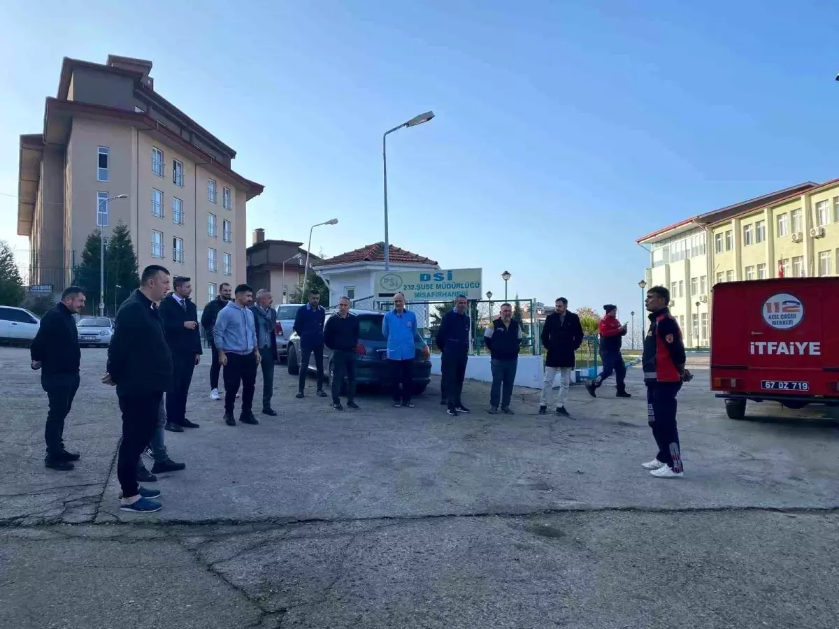 Zonguldak\'ta Yangın Tatbikatı Düzenlendi