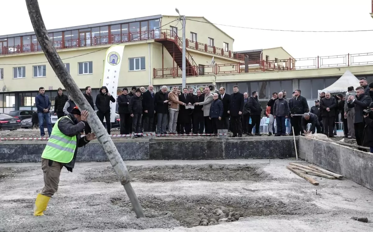 Tavşanlı\'da Ahi Evran Camii\'nin Temeli Atıldı